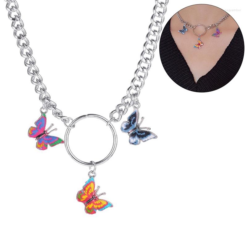 Choker Women Girls Chain Necklace Fashion Creative Colorful Butterfly Pendant Sweet Clavicle
Choker Women Girls Chain Necklace Fashion Creative Colorful Butterfly Pendant Sweet Clavicle