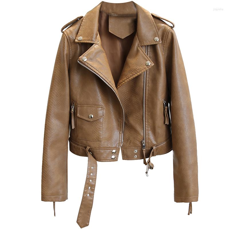 Women' Leather Streetwear Women Coat Autumn Long Sleeved With Belt Faux Jacket Female Punk Outwear Ladies Biker Moto Outerwear, Black
Women' Leather Streetwear Women Coat Autumn Long Sleeved With Belt Faux Jacket Female Punk Outwear Ladies Biker Moto Outerwear, Black