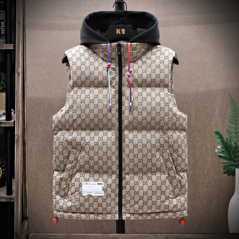 Mens down cotton vest thickened vests down jackets coat couple's winter jacket men clothing
Mens down cotton vest thickened vests down jackets coat couple's winter jacket men clothing