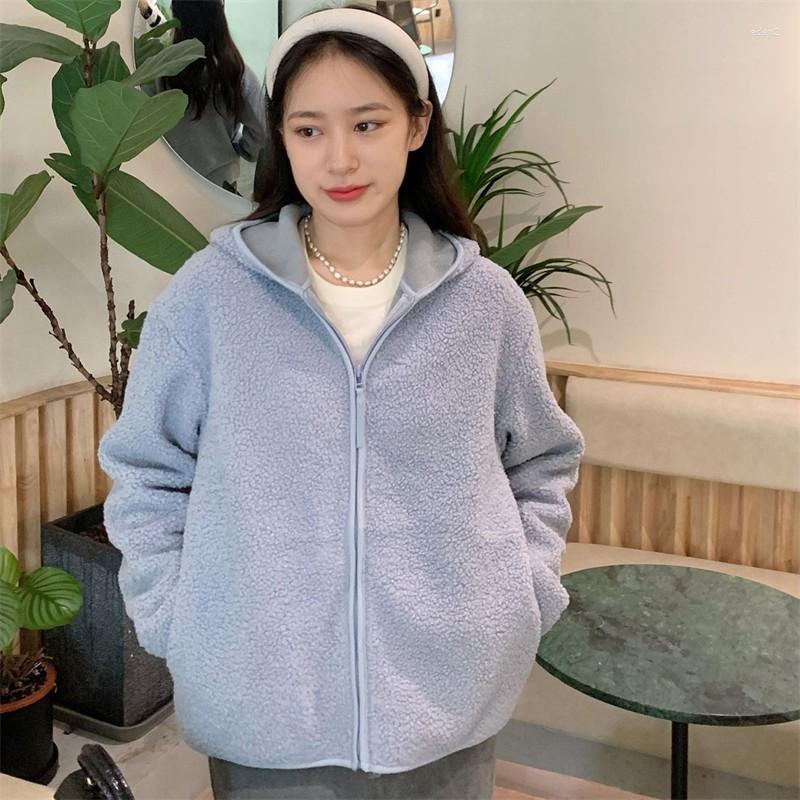 Women' Fur Thicken Cashmere Warm Loose Hooded Zipper Jacket Casual Coat Women' Autumn Winter Ladies Top Fashion Faux Soft Female, Black
Women' Fur Thicken Cashmere Warm Loose Hooded Zipper Jacket Casual Coat Women' Autumn Winter Ladies Top Fashion Faux Soft Female, Black