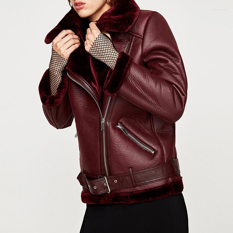 Women's Fur European American Leather Jacket Autumn And Winter Three-Color Thickened Imitation One Long Motorcycle Coat, Black
Women's Fur European American Leather Jacket Autumn And Winter Three-Color Thickened Imitation One Long Motorcycle Coat, Black