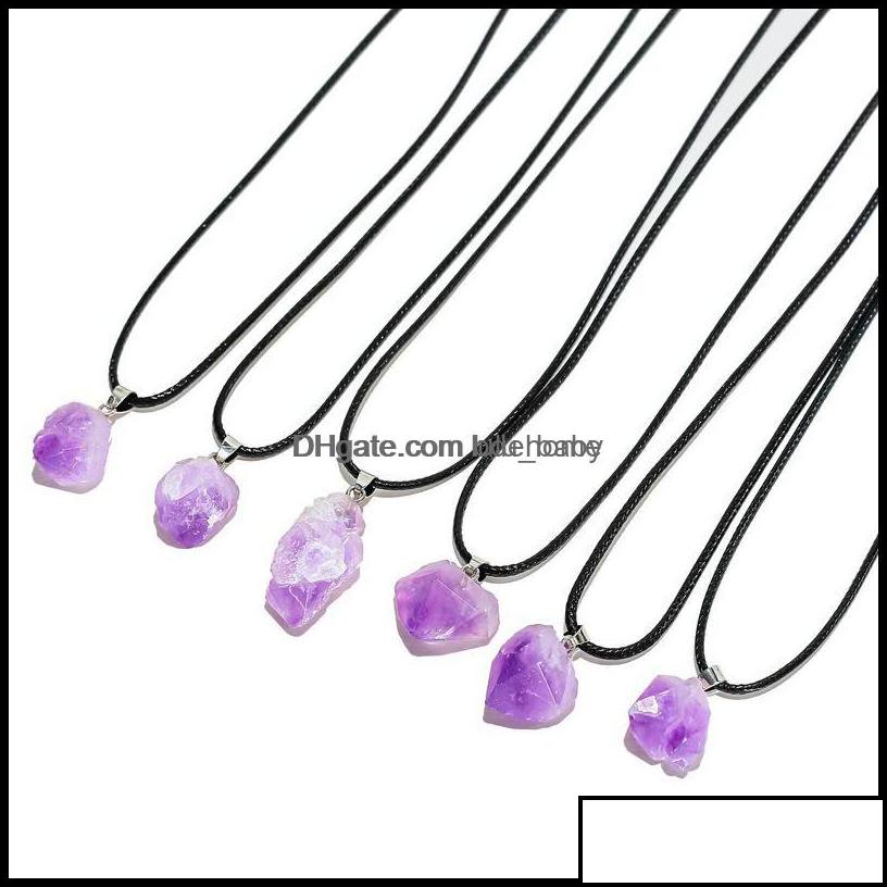 Pendant Necklaces Pendant Necklaces Natural Stone Irregar Amethyst Crystal Necklace For Women Jewelr Baby Drop Delivery 2021 Dhdob 2 Otd27
Pendant Necklaces Pendant Necklaces Natural Stone Irregar Amethyst Crystal Necklace For Women Jewelr Baby Drop Delivery 2021 Dhdob 2 Otd27