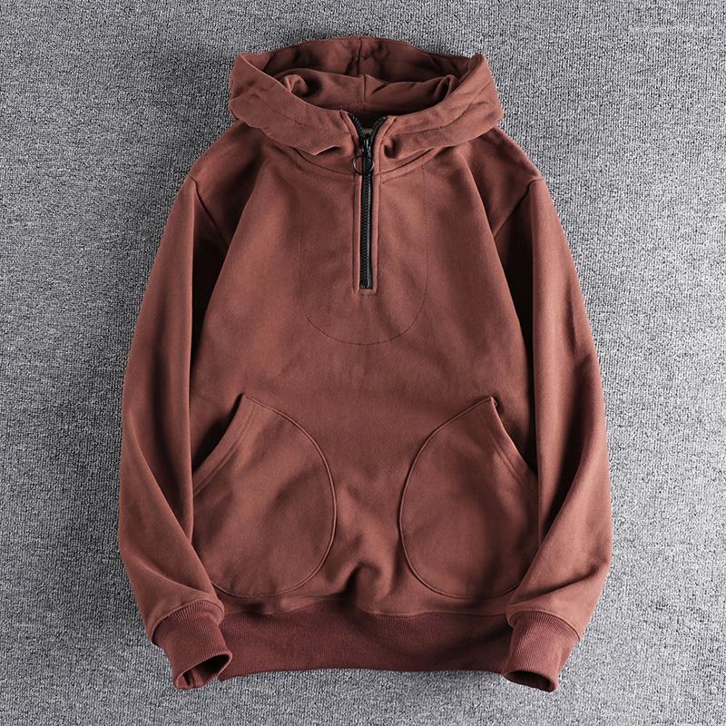 Men's Hoodies Heavy Cashmere Half Zipper Sweater Men's Hooded Autumn And Winter Thick Warm Niche Senior Coat Men, Black
Men's Hoodies Heavy Cashmere Half Zipper Sweater Men's Hooded Autumn And Winter Thick Warm Niche Senior Coat Men, Black