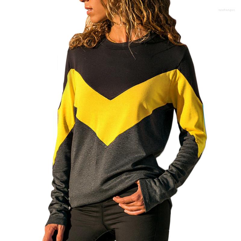 Women's Blouses Women Hoodies Sweatshirts Autumn Color Patchwork Long Sleeve O-Neck Pullover Casual Loose Cotton Harajuku, Red
Women's Blouses Women Hoodies Sweatshirts Autumn Color Patchwork Long Sleeve O-Neck Pullover Casual Loose Cotton Harajuku, Red