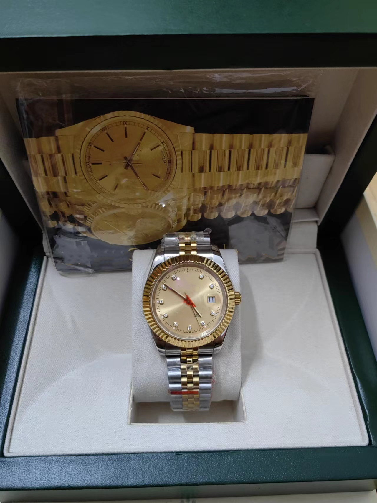 With original box 41mm 36mm 31mm 26mm President Datejust 116334 Sapphire Glass Asia 2813 Movement Mechanical Automatic Mens woman Watches 28132065, Customize
With original box 41mm 36mm 31mm 26mm President Datejust 116334 Sapphire Glass Asia 2813 Movement Mechanical Automatic Mens woman Watches 28132065, Customize
