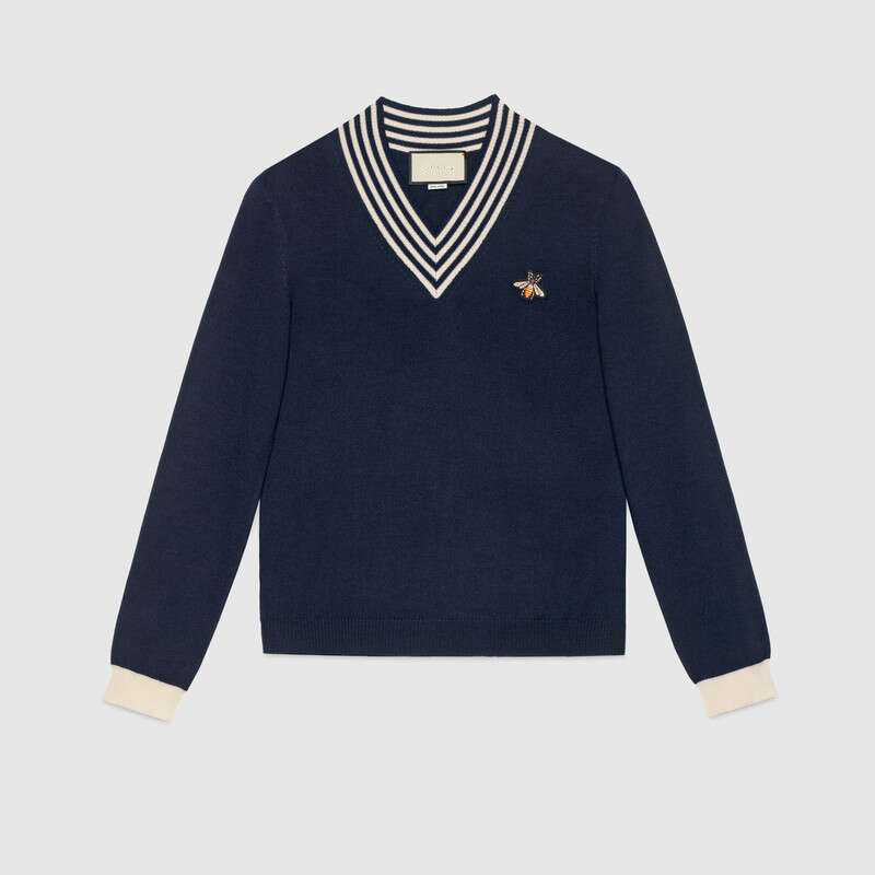 23SS Autumn Fashion Winter Sweater Men Women Embroidery Knit Sweater Female Pullover Striped V-neck Sweater Women Jumpers, White
23SS Autumn Fashion Winter Sweater Men Women Embroidery Knit Sweater Female Pullover Striped V-neck Sweater Women Jumpers, White
