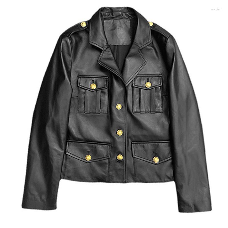 Women's Leather Women Jacket 2022 Sheepskin Coat Winter Autumn Lady Clothes Spring Black Coats TF8292
Women's Leather Women Jacket 2022 Sheepskin Coat Winter Autumn Lady Clothes Spring Black Coats TF8292