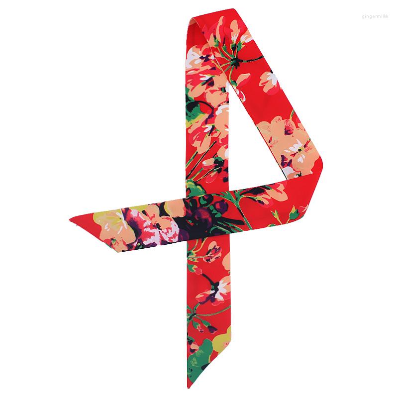 Scarves Ties Twill Silk Scarf Women Handle Bag Ribbon Summer Luxury Band Elegant Flower Print Neckerchief Ladies Hair For Hai
Scarves Ties Twill Silk Scarf Women Handle Bag Ribbon Summer Luxury Band Elegant Flower Print Neckerchief Ladies Hair For Hai