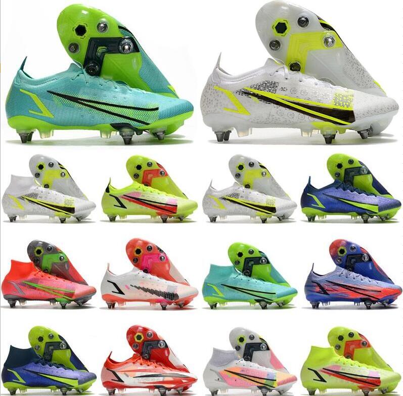 Mercurial Superfly 8 Elite FG mens Soccer boots Shoes leather black white Anthracite metallic bomber grey Korea volt football cleats Sneakers size 40-46
Mercurial Superfly 8 Elite FG mens Soccer boots Shoes leather black white Anthracite metallic bomber grey Korea volt football cleats Sneakers size 40-46