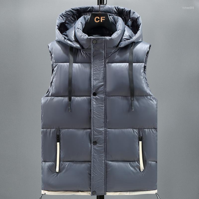 Men's Vests Autumn Winter Fashion Padded Vest Men 2022 Brand Casual Zipper Solid Color Sleeveless Jackets Clothing Black Gray, Beige
Men's Vests Autumn Winter Fashion Padded Vest Men 2022 Brand Casual Zipper Solid Color Sleeveless Jackets Clothing Black Gray, Beige