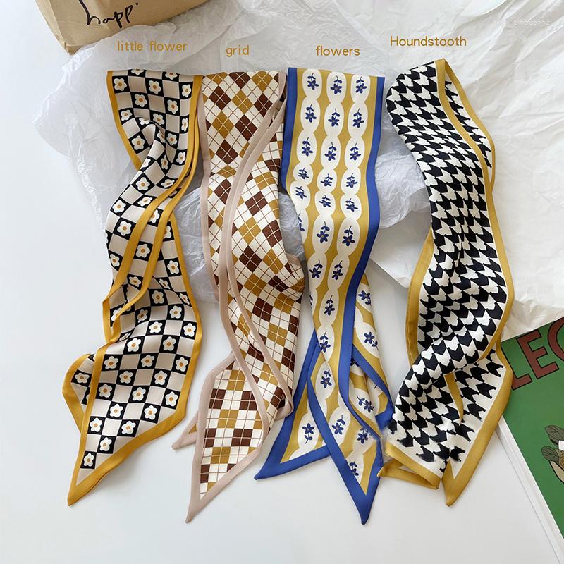 Scarves &Dolphin French Style Big Wide Ribbon 100X10cm Yellow Plaid Flower Long Silky Angled Scarf Headbands Neckerchief Streamer
Scarves &Dolphin French Style Big Wide Ribbon 100X10cm Yellow Plaid Flower Long Silky Angled Scarf Headbands Neckerchief Streamer