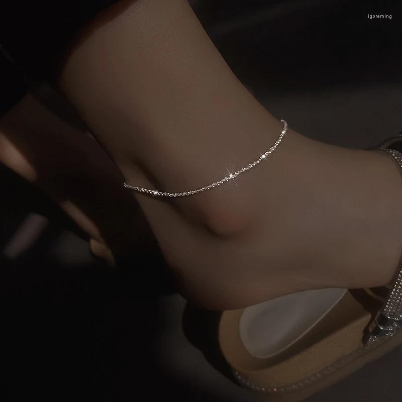 Link Bracelets Sparkling Gypsophila Anklet Silver Color Adjustable Chain Simple Fashion Fine Jewelry For Women Sl056
Link Bracelets Sparkling Gypsophila Anklet Silver Color Adjustable Chain Simple Fashion Fine Jewelry For Women Sl056