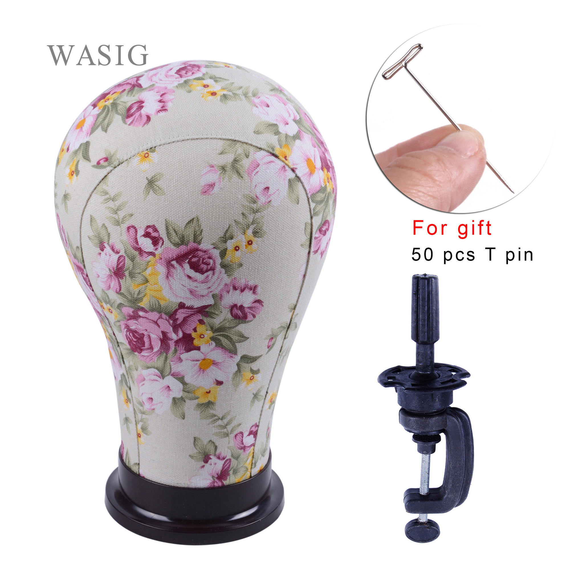 Wig Stand 2122quot23quot24quot pinkblue Canvas Block Head Training Mannequin Manikin wig head stand 221103