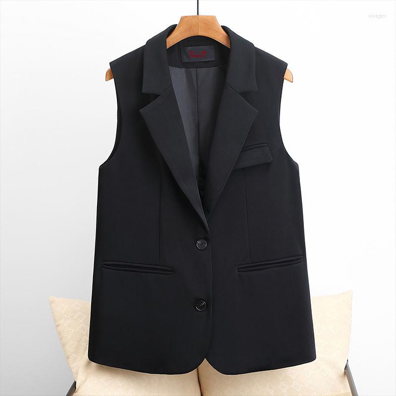 Women's Vests -3XL Office Lady Fashion Women Suit Vest Spring Summer Slim Elegant Big Size Female Tops Black Sleeveless Coats
Women's Vests -3XL Office Lady Fashion Women Suit Vest Spring Summer Slim Elegant Big Size Female Tops Black Sleeveless Coats