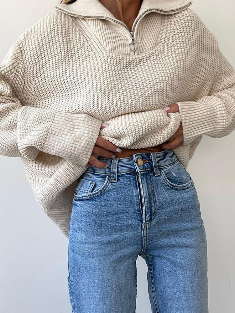 Women' Sweaters Polo Collar Knitted Women Zipper Elegant Fall Winter Female Pullover Jumpers 2022 Long Sweater Thick Tops, 03 pink
Women' Sweaters Polo Collar Knitted Women Zipper Elegant Fall Winter Female Pullover Jumpers 2022 Long Sweater Thick Tops, 03 pink