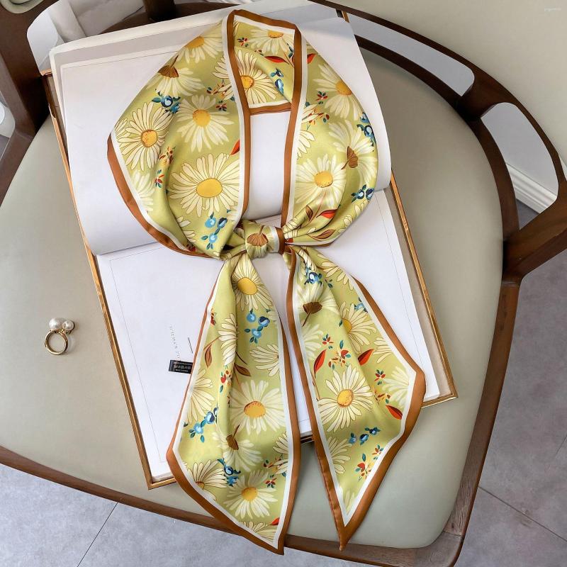 Scarves KOI LEAPING Aesthetic Printing Long Silk Scarf Female Literary Flowers Decorative Headband Tie Wrist Strap Bag Belt
Scarves KOI LEAPING Aesthetic Printing Long Silk Scarf Female Literary Flowers Decorative Headband Tie Wrist Strap Bag Belt