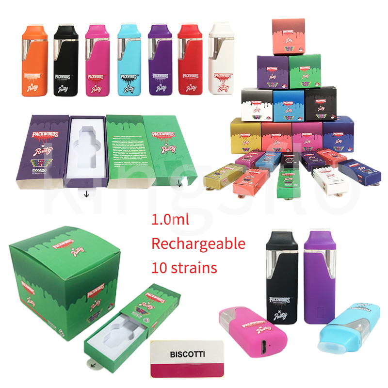 Packwoods Runty runtz Disposable vape pens Rechargeable Battery Empty Vape Pen 1ml/2ml Vaporizer with Packing
Packwoods Runty runtz Disposable vape pens Rechargeable Battery Empty Vape Pen 1ml/2ml Vaporizer with Packing