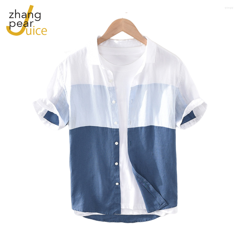 Men's Casual Shirts Men Stylish Short Sleeve Male Dress Tops For Patchwork Cotton Linen Thin Shirt, White
Men's Casual Shirts Men Stylish Short Sleeve Male Dress Tops For Patchwork Cotton Linen Thin Shirt, White