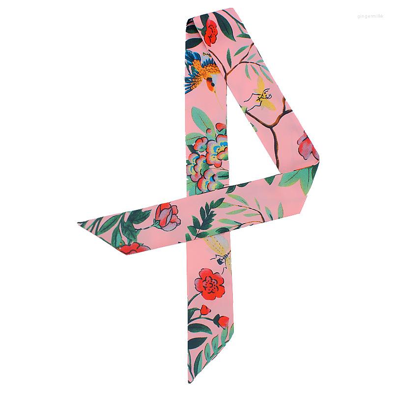 Scarves Fashion Euro Flower Print Twill Silk Scarf For Women Small Head Summer Handle Bag Ribbon Hair
Scarves Fashion Euro Flower Print Twill Silk Scarf For Women Small Head Summer Handle Bag Ribbon Hair