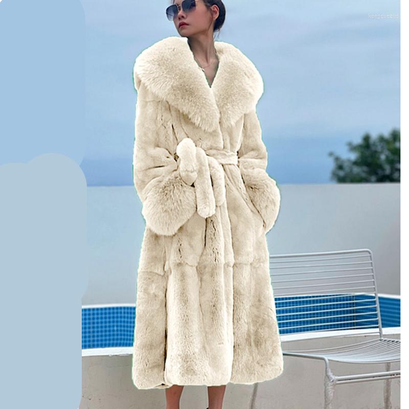 Women's Fur 2022 Winter Fashion Mid-Length Large Collar Lapel Long-Sleeved Belt Loose Imitation Thickened Warm Coat Women's Tide, Rice apricot color
Women's Fur 2022 Winter Fashion Mid-Length Large Collar Lapel Long-Sleeved Belt Loose Imitation Thickened Warm Coat Women's Tide, Rice apricot color