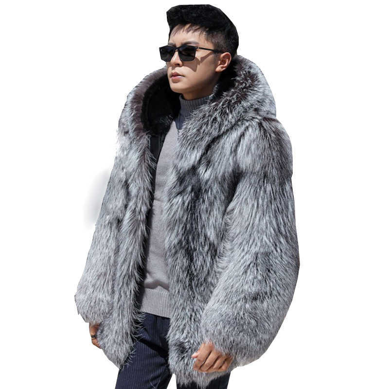 Men's Fur Faux Fur Grey Luxury Furry Coats Men Winter Warm Outwear Faux Fur Jackets Coats with Hat Male Winter Warm Hooded Jackets Coat T221102, Gray
Men's Fur Faux Fur Grey Luxury Furry Coats Men Winter Warm Outwear Faux Fur Jackets Coats with Hat Male Winter Warm Hooded Jackets Coat T221102, Gray