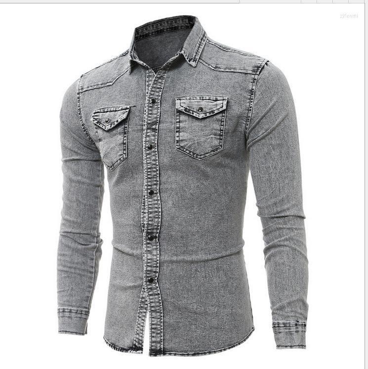 Men's Casual Shirts Men Fashion Denim Shirt Cotton Jeans Overshirt Slim Fit Long Sleeve Stylish Gray Washed Cowboy Tops -3Xl, Light gray
Men's Casual Shirts Men Fashion Denim Shirt Cotton Jeans Overshirt Slim Fit Long Sleeve Stylish Gray Washed Cowboy Tops -3Xl, Light gray