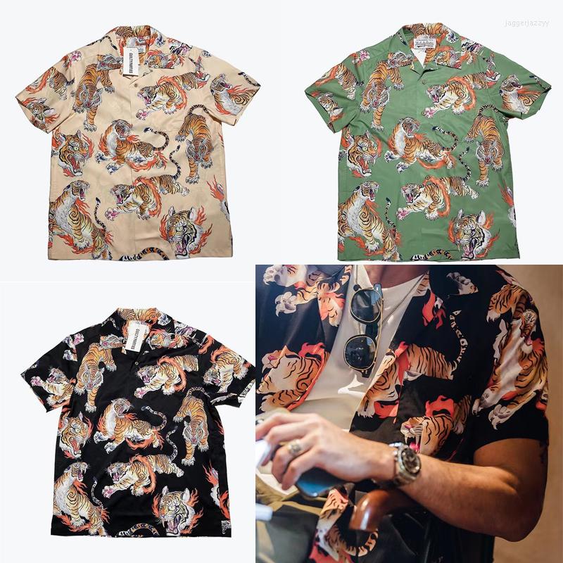 Men' Casual Shirts Full Roarl Tiger Fire Ring Printing WACKO MARIA Men Women High Quality Hawaii Daily Beach Short, 12
Men' Casual Shirts Full Roarl Tiger Fire Ring Printing WACKO MARIA Men Women High Quality Hawaii Daily Beach Short, 12
