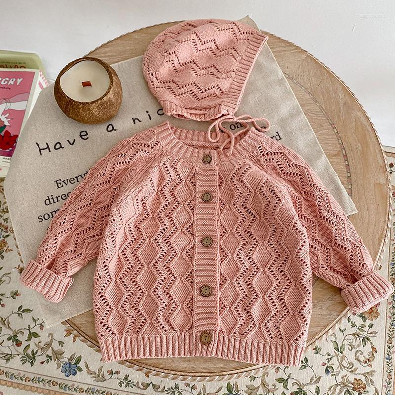 Jackets Infant Baby Boys Girls Long Sleeve Pure Color Hollow Out Knitted Cardigan Coat Autumn Kids Sweaters, 83125 hat
Jackets Infant Baby Boys Girls Long Sleeve Pure Color Hollow Out Knitted Cardigan Coat Autumn Kids Sweaters, 83125 hat