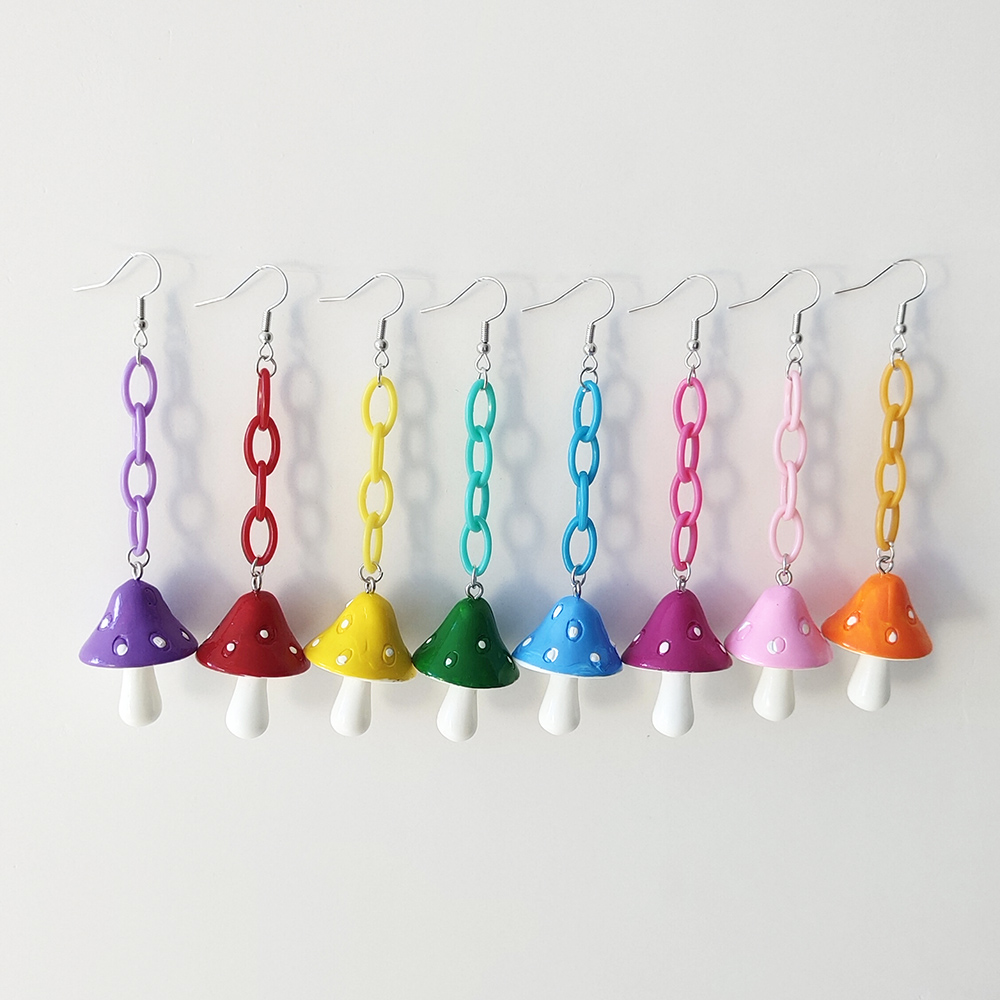 Stud Zx Ins Fashion Resin Big Mushroom Drop Earrings For Women Girls Cute Colorf Plant Statement Wholesale Jewelry Gifts Delivery 202 Smtyp 
Stud Zx Ins Fashion Resin Big Mushroom Drop Earrings For Women Girls Cute Colorf Plant Statement Wholesale Jewelry Gifts Delivery 202 Smtyp