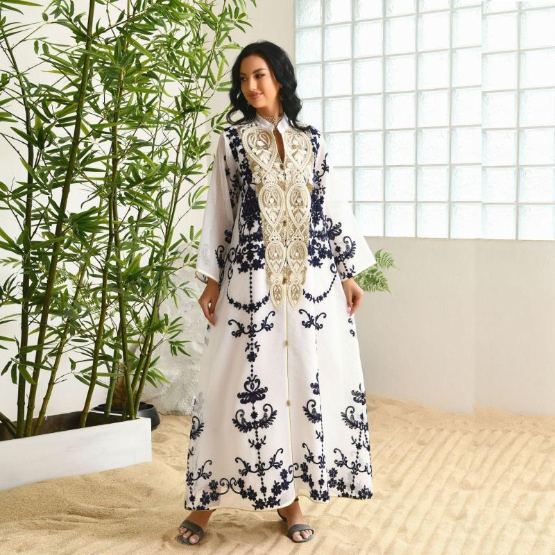 Ethnic Clothing AB188 Women's Muslim Evening Dress Mesh Embroidery Applique Robe Abaya
Ethnic Clothing AB188 Women's Muslim Evening Dress Mesh Embroidery Applique Robe Abaya