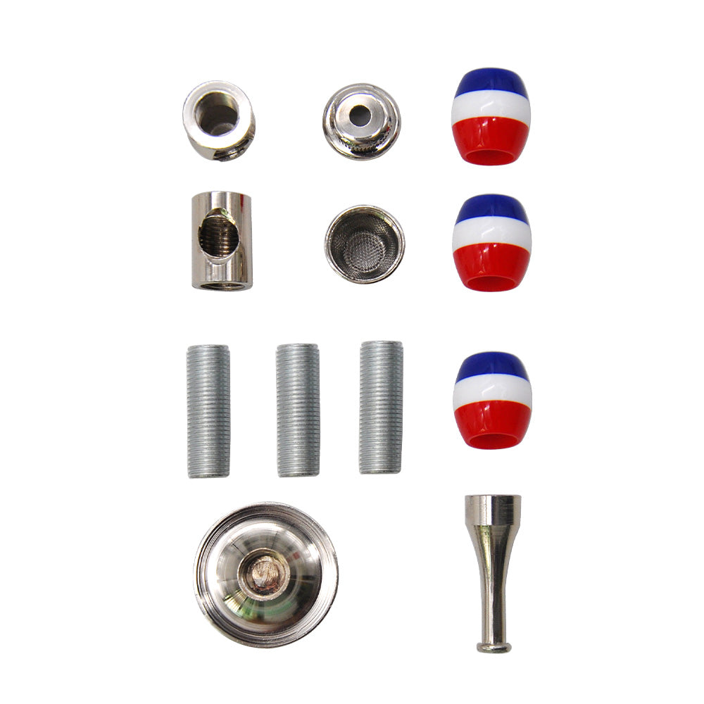 smoke accessory tobacco pipes disposable shisha vape pen New tri-color Bead with Removable METAL PIPE cap
smoke accessory tobacco pipes disposable shisha vape pen New tri-color Bead with Removable METAL PIPE cap