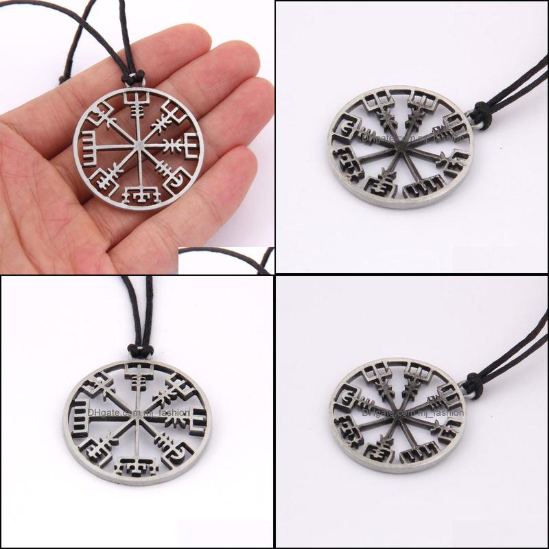 Bangle Bangle Compass Amet Pendant Men Necklace Scandinavian As Gift Drop Delivery 2022 Jewelry Bracelets Dhebg