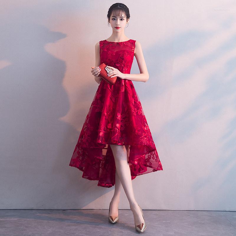 Ethnic Clothing Burgundy O-neck Evening Dress Asmmetrical Banquet Elegant Formal Party Temperament Prom Gowns Slim Vestidos
Ethnic Clothing Burgundy O-neck Evening Dress Asmmetrical Banquet Elegant Formal Party Temperament Prom Gowns Slim Vestidos