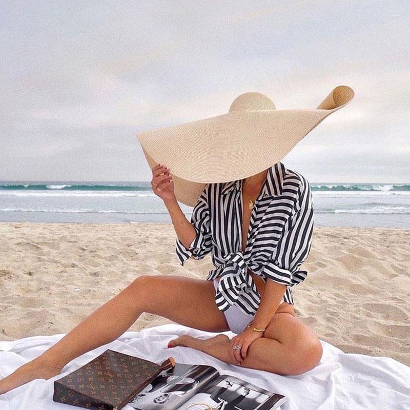Wide Brim Hats 70cm Sun Hat Travel Large UV Protection Beach Straw Floppy Foldable Oversized Summer Essential, Cf
Wide Brim Hats 70cm Sun Hat Travel Large UV Protection Beach Straw Floppy Foldable Oversized Summer Essential, Cf
