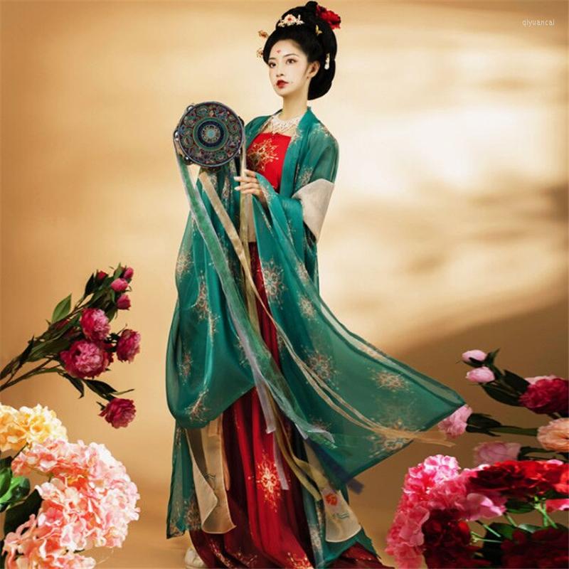 Stage Wear Chinese Traditional Ancient Summer Dance Performance Costumes Hanfu Floral Print Dress Japanese Kimono Cardigan Cosplay 2022, Color3
Stage Wear Chinese Traditional Ancient Summer Dance Performance Costumes Hanfu Floral Print Dress Japanese Kimono Cardigan Cosplay 2022, Color3