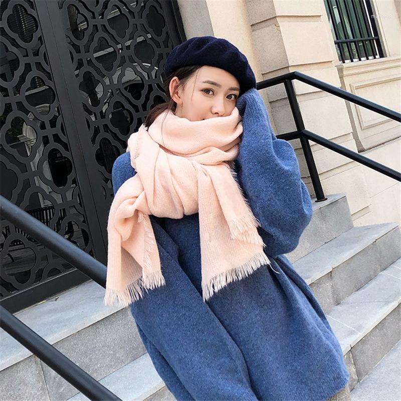 Scarves Autumn Winter Shawl Japanese Solid Color Cashmere-like Short Beard Scarf Female Warm Simple Cloak Temperament Bufanda Poncho
Scarves Autumn Winter Shawl Japanese Solid Color Cashmere-like Short Beard Scarf Female Warm Simple Cloak Temperament Bufanda Poncho