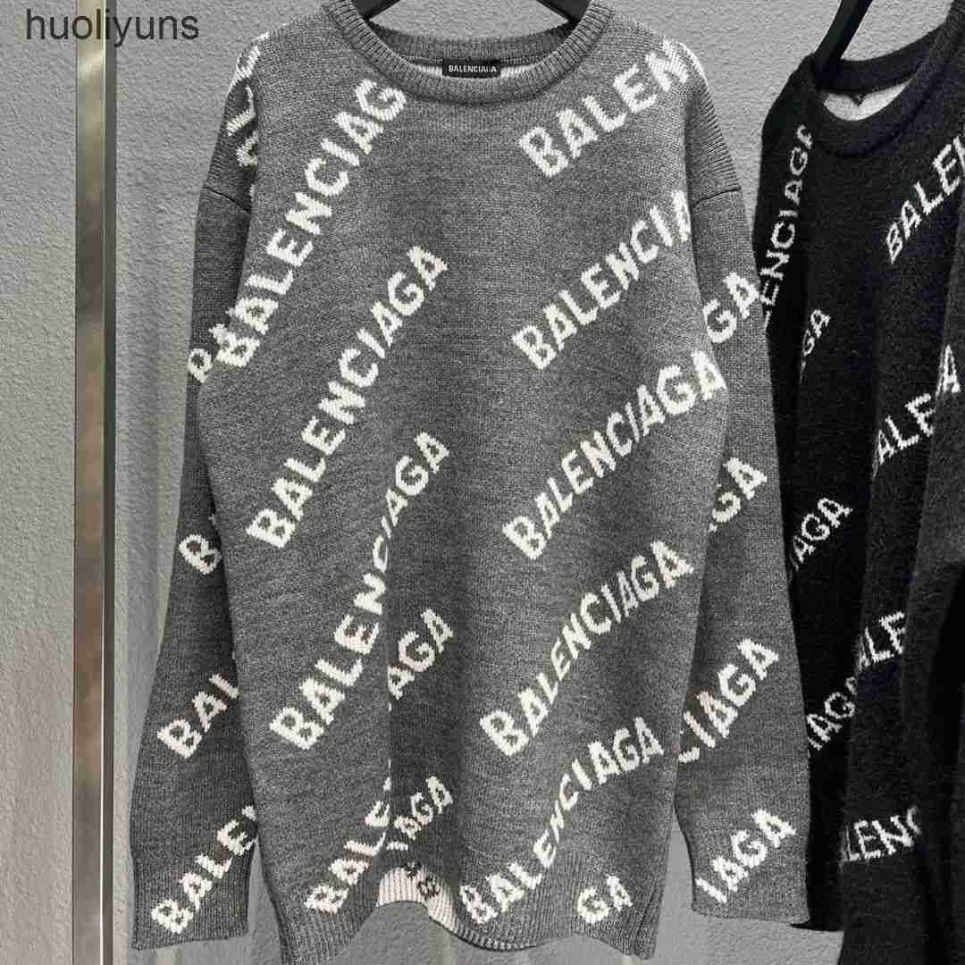 Loose Designer Sweaters Neck Balencigas 2023 Sweater Letter Original Parisian Family Round Elastic Knitted for Men Women 9xh5, Cardigan yellow 
Loose Designer Sweaters Neck Balencigas 2023 Sweater Letter Original Parisian Family Round Elastic Knitted for Men Women 9xh5, Cardigan yellow