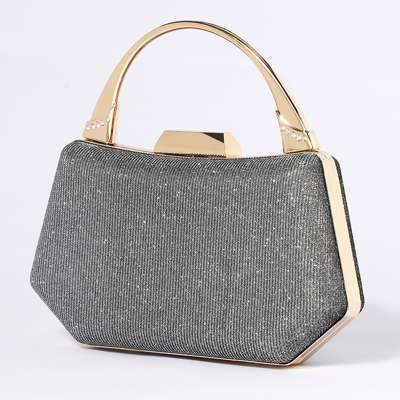 Women evening bag clutch Purse with trapezoid lock and chain strap for wedding cocktail Party banquet, As picture
Women evening bag clutch Purse with trapezoid lock and chain strap for wedding cocktail Party banquet, As picture