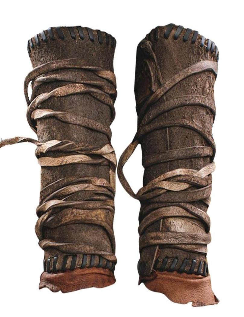 Elbow Knee Pads Lace Up Arm Bracers 2PC Steampunk Guards For Cosplay Faux Leather Armor Bracer Women Man8793905, Brown
Elbow Knee Pads Lace Up Arm Bracers 2PC Steampunk Guards For Cosplay Faux Leather Armor Bracer Women Man8793905, Brown