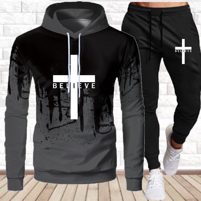 Men' Tracksuits 2022 Believe In Cross Men Suit Hoodie Pants Ink Splash Printed Sweatpants Fashion Design Sportswear -4XL, Gray
Men' Tracksuits 2022 Believe In Cross Men Suit Hoodie Pants Ink Splash Printed Sweatpants Fashion Design Sportswear -4XL, Gray