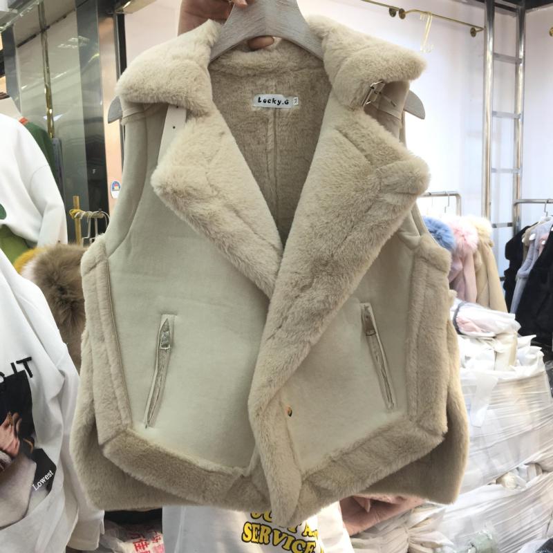 Women's Vests 2022 Autumn And Winter Women's Chic Fur Waistcoat Short Sleeveless Plush Vest Jacket Trend, Gray
Women's Vests 2022 Autumn And Winter Women's Chic Fur Waistcoat Short Sleeveless Plush Vest Jacket Trend, Gray