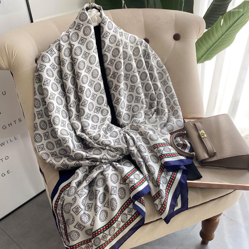 Scarves 180x90cm Silk Feeling Scarf Shawls For Women Foulard Beach Stoles Bufanda Summer Travel Hijabs Print Pashmina
Scarves 180x90cm Silk Feeling Scarf Shawls For Women Foulard Beach Stoles Bufanda Summer Travel Hijabs Print Pashmina