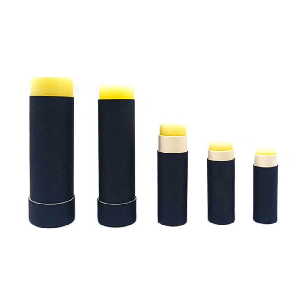 Kraft Paperboard Lip Packaging Box Brown Krafts Round Push Up Lips Balm Paper Box Tubes