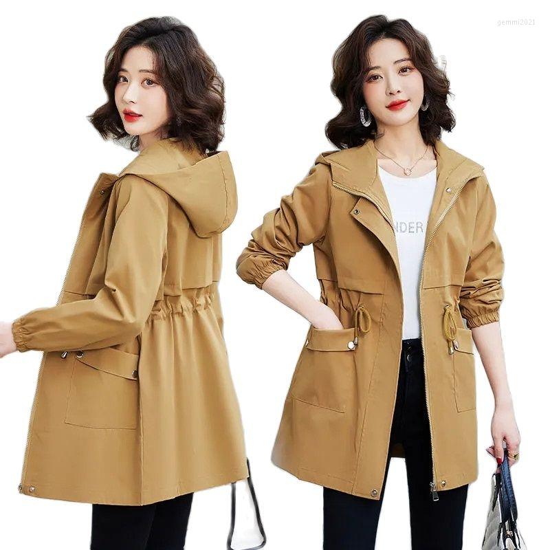 Women's Trench Coats Coat Women Mid-Length Spring Autumn Jackets 2022 Loose 4XL Outwear Stand-Up Collar Casual Female, Khaki
Women's Trench Coats Coat Women Mid-Length Spring Autumn Jackets 2022 Loose 4XL Outwear Stand-Up Collar Casual Female, Khaki