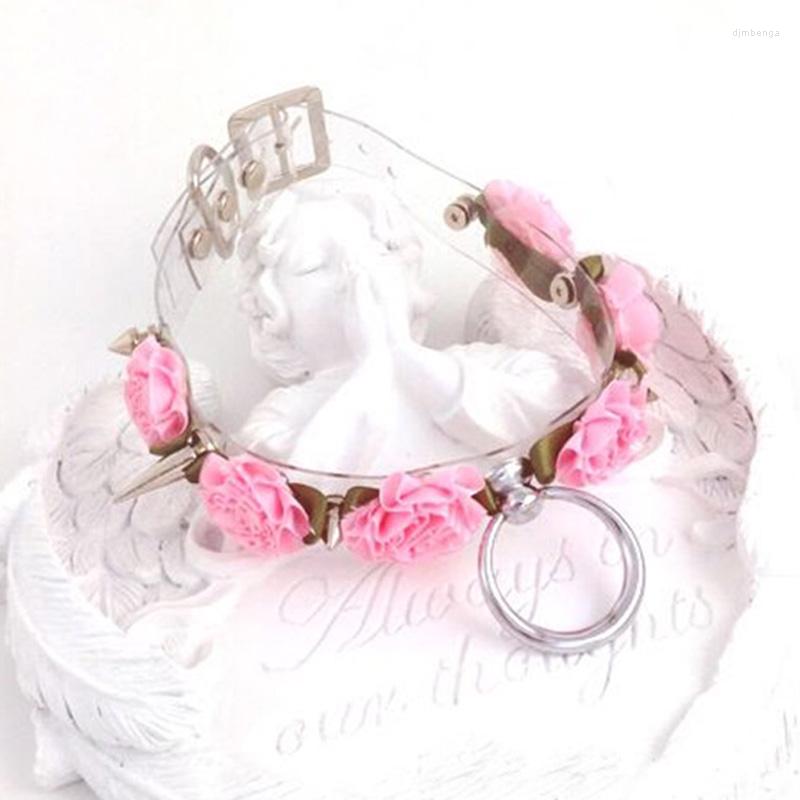 Choker Sexy Handmade Harajuku Flower Necklace Clear Spikes Safe Heart Stud Rivet Leather Collar
Choker Sexy Handmade Harajuku Flower Necklace Clear Spikes Safe Heart Stud Rivet Leather Collar
