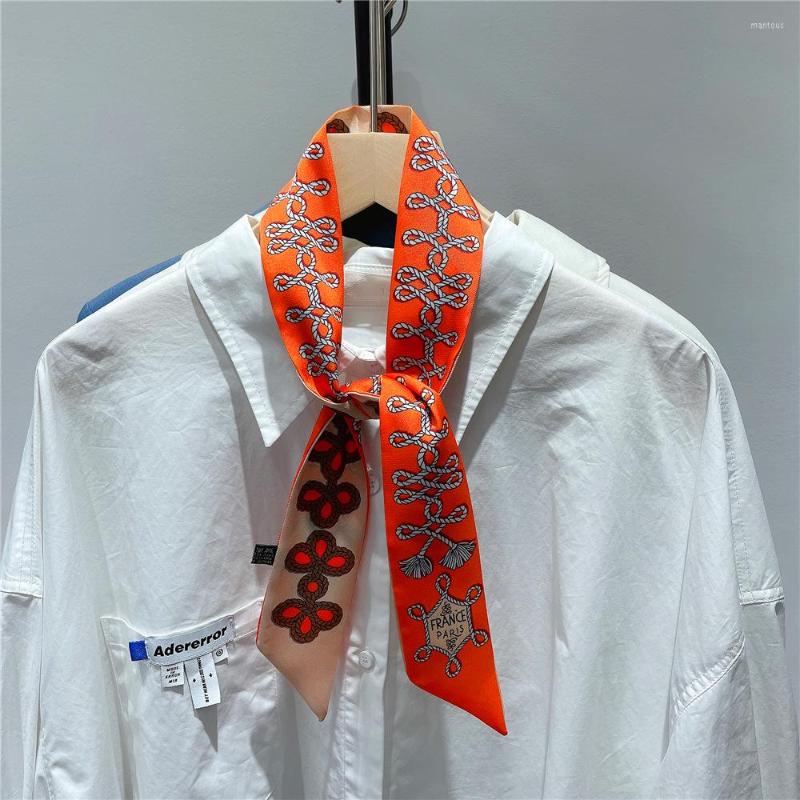 Scarves Reins Rope String Printed Bag Small Scarf Women Silk Headband Long Accessories Ribbon Shawl For Ladies
Scarves Reins Rope String Printed Bag Small Scarf Women Silk Headband Long Accessories Ribbon Shawl For Ladies
