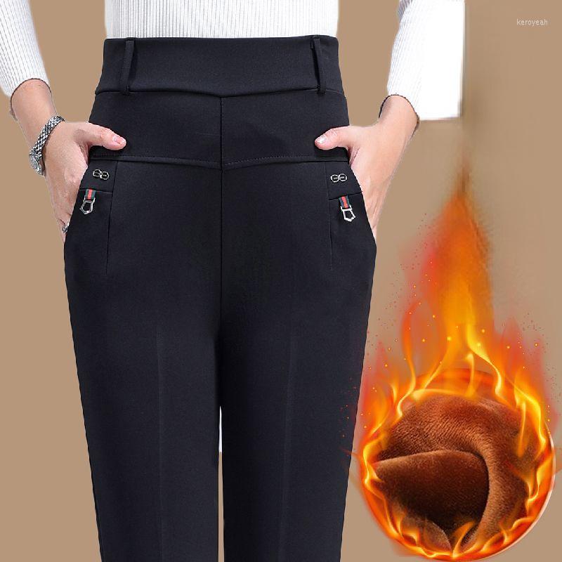 Women's Pants Women Trousers 2022 Winter Autumn Middle-aged Elderly Straight Elastic Waist Fleece Female Casual T247, Black
Women's Pants Women Trousers 2022 Winter Autumn Middle-aged Elderly Straight Elastic Waist Fleece Female Casual T247, Black