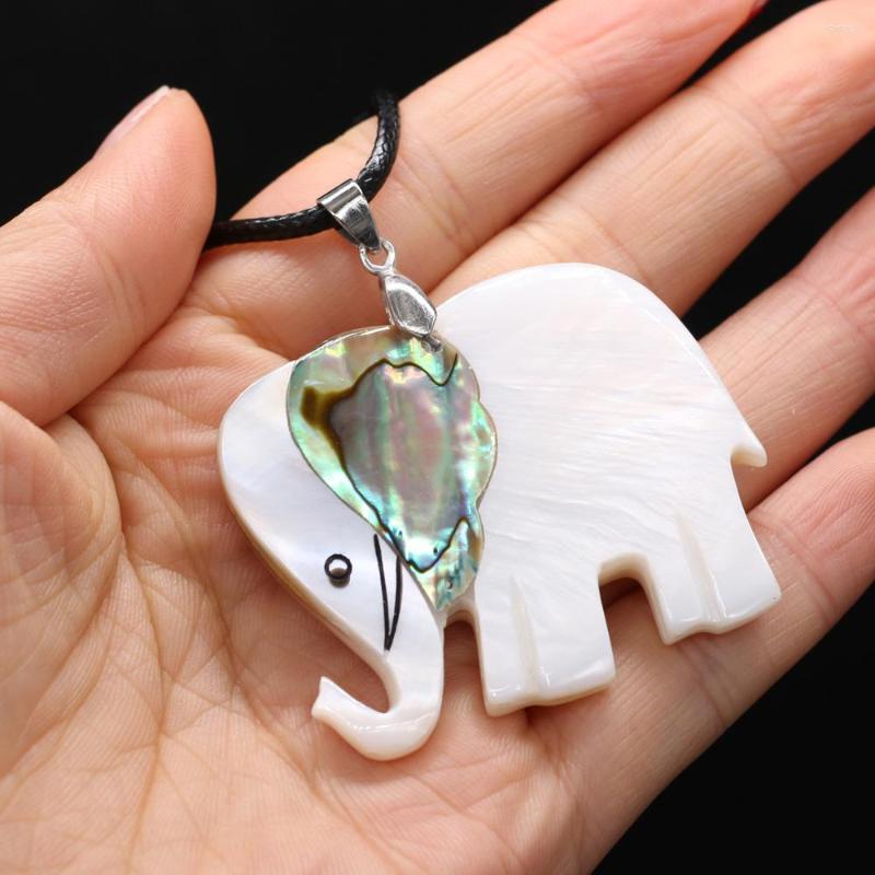 Chains Natural Shell Necklace With Elephant-Shaped Pendant Leather Cord 2MM Charms For Elegant Women Love Romantic Gift
Chains Natural Shell Necklace With Elephant-Shaped Pendant Leather Cord 2MM Charms For Elegant Women Love Romantic Gift