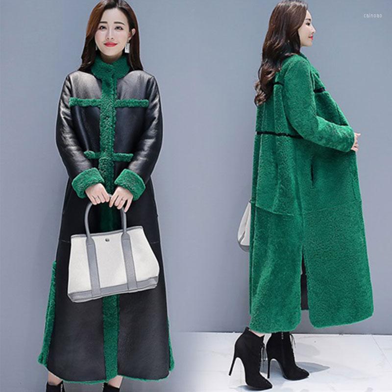 Women's Fur Sheep Shearling Faux Coats 2022 X- Long Warm Women's Coat Female Large Size Winter Jacket Women Real Wool Overcoat 868, Red
Women's Fur Sheep Shearling Faux Coats 2022 X- Long Warm Women's Coat Female Large Size Winter Jacket Women Real Wool Overcoat 868, Red