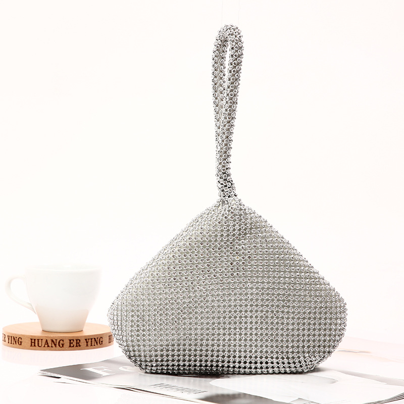 Women's Wedding Rhinestone Clutch Purse Evening Bags Sparkly Glitter Triangle Handbag for Party Prom, L22*w5*h17 cm
Women's Wedding Rhinestone Clutch Purse Evening Bags Sparkly Glitter Triangle Handbag for Party Prom, L22*w5*h17 cm